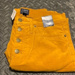 C crew button up corduroy sz 29